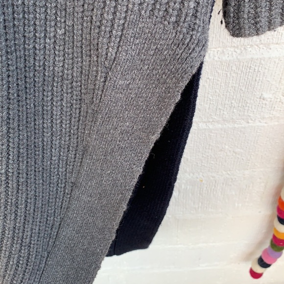 Anthropologie Moth Cuff Sleeve Color Block Tunic Sweater sz S - Picture 7 of 9